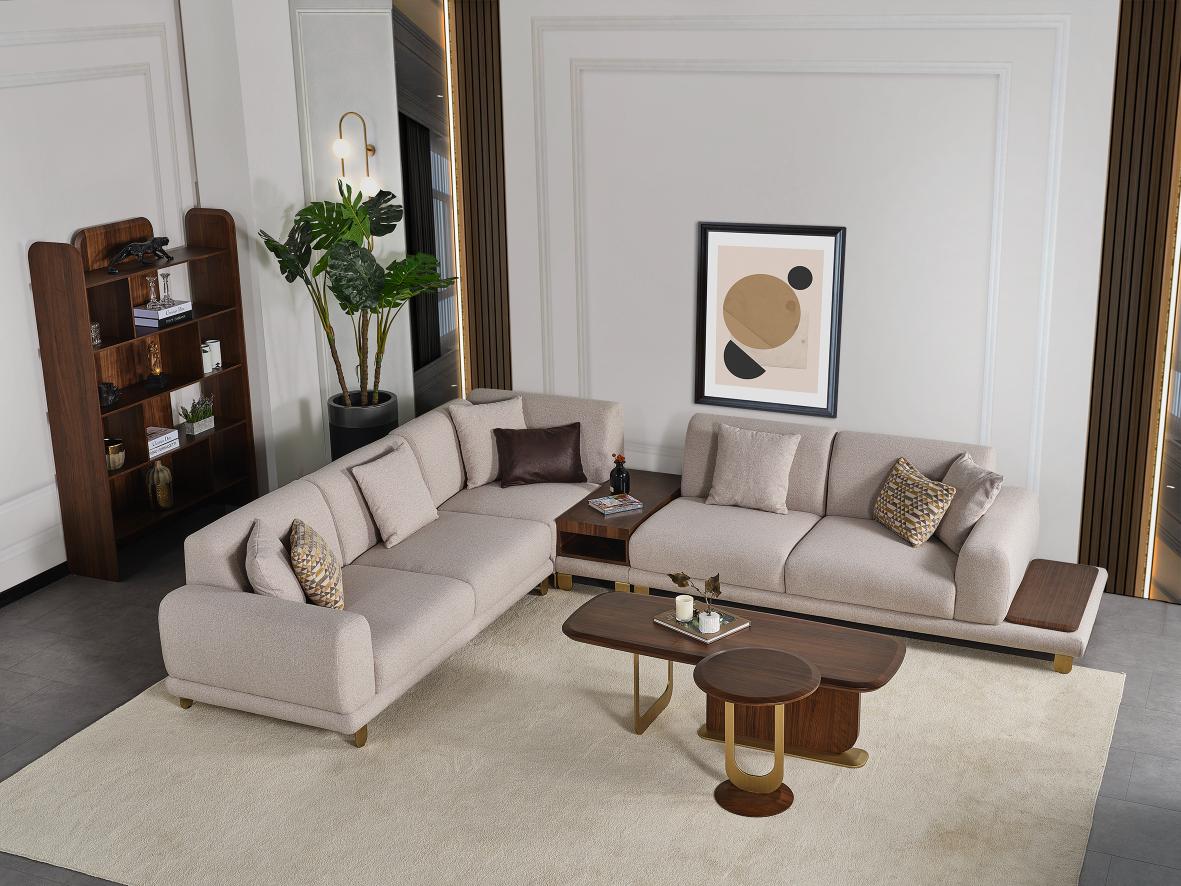 Calyx L-shape 6 seater sofa