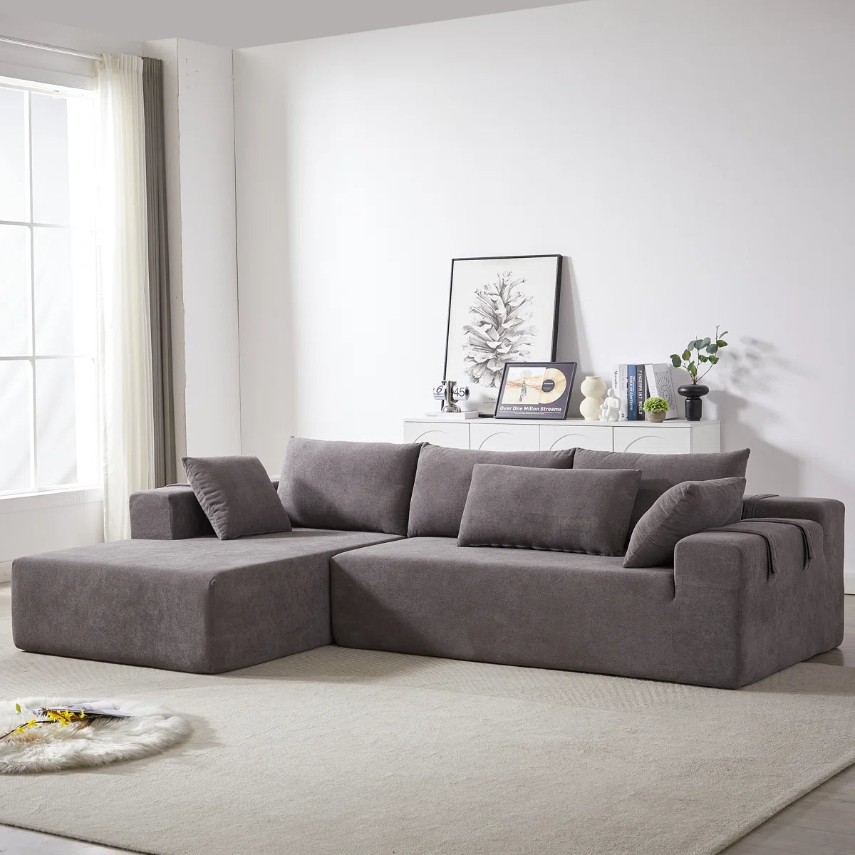 Laima L-shape 5 seater sofa