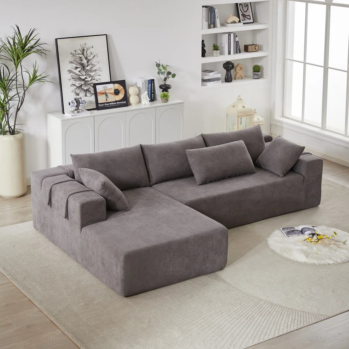 Laima L-shape 5 seater sofa