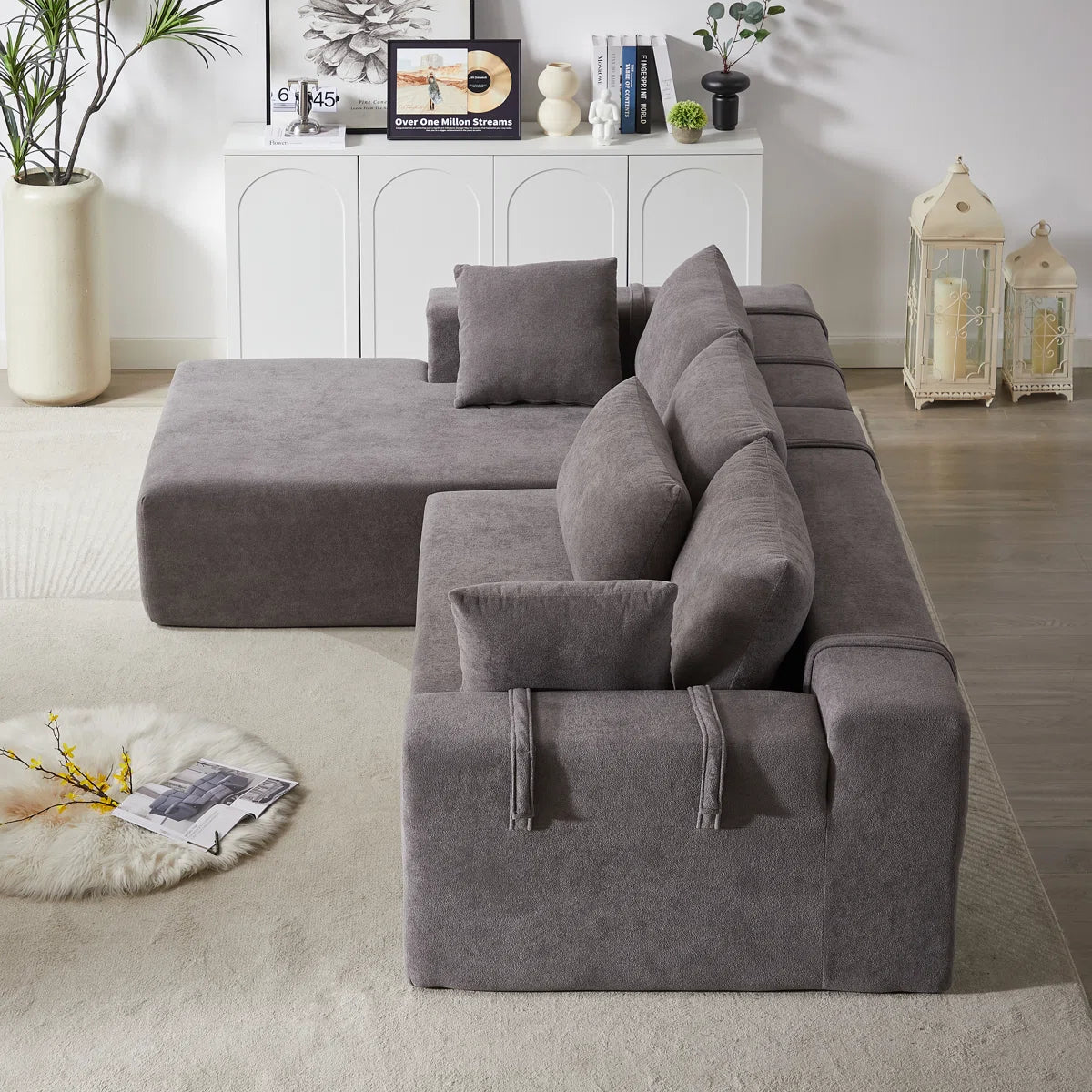 Laima L-shape 5 seater sofa