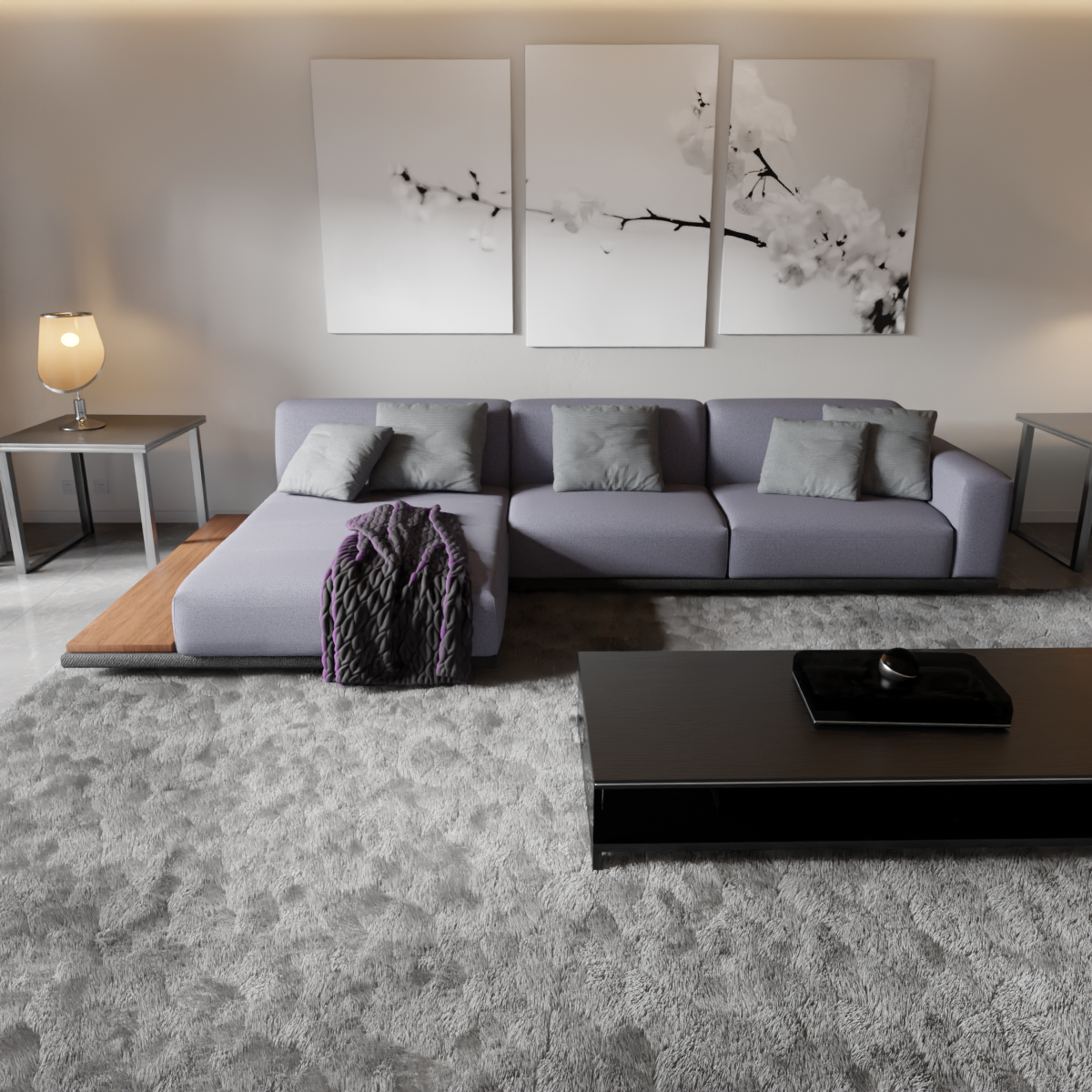 Clem L-shape Sofa