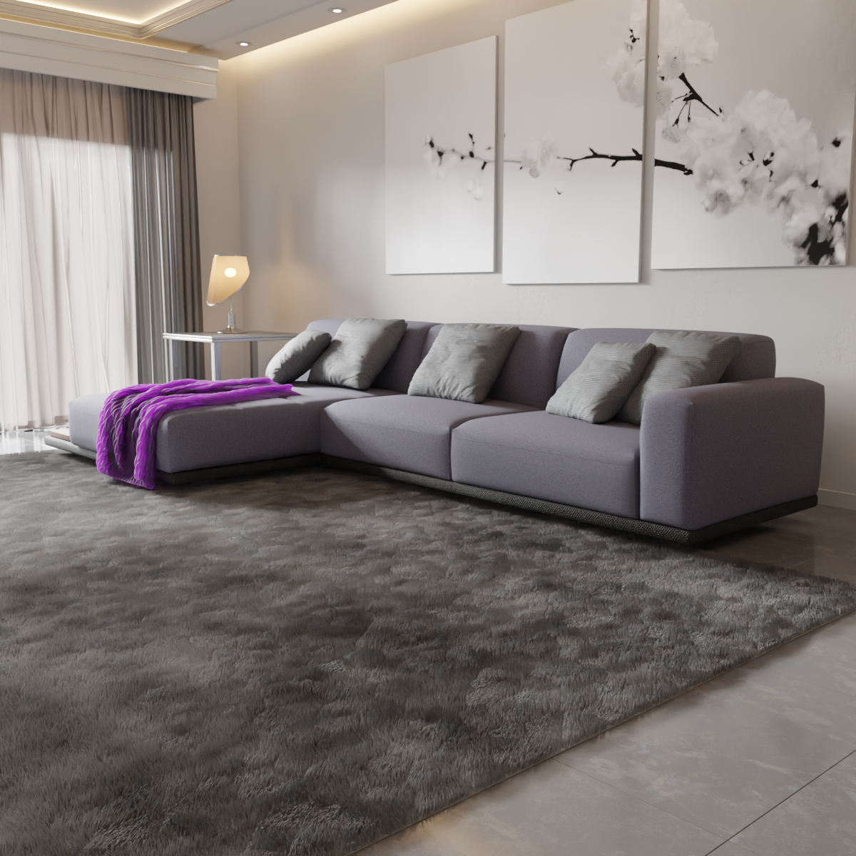 Clem L-shape Sofa