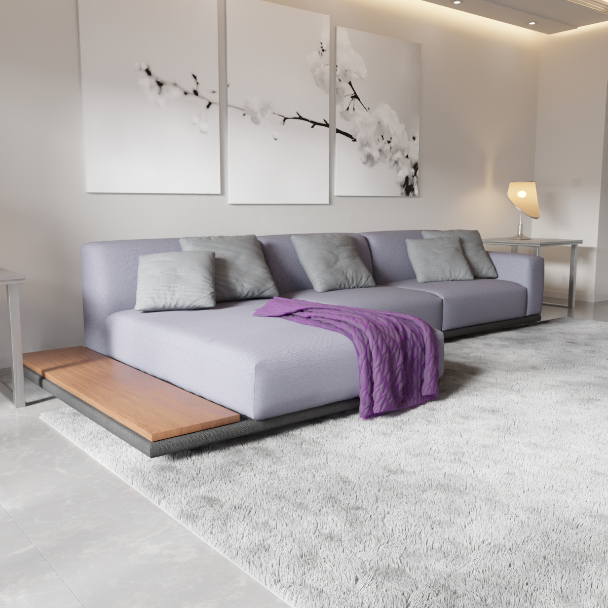Clem L-shape Sofa