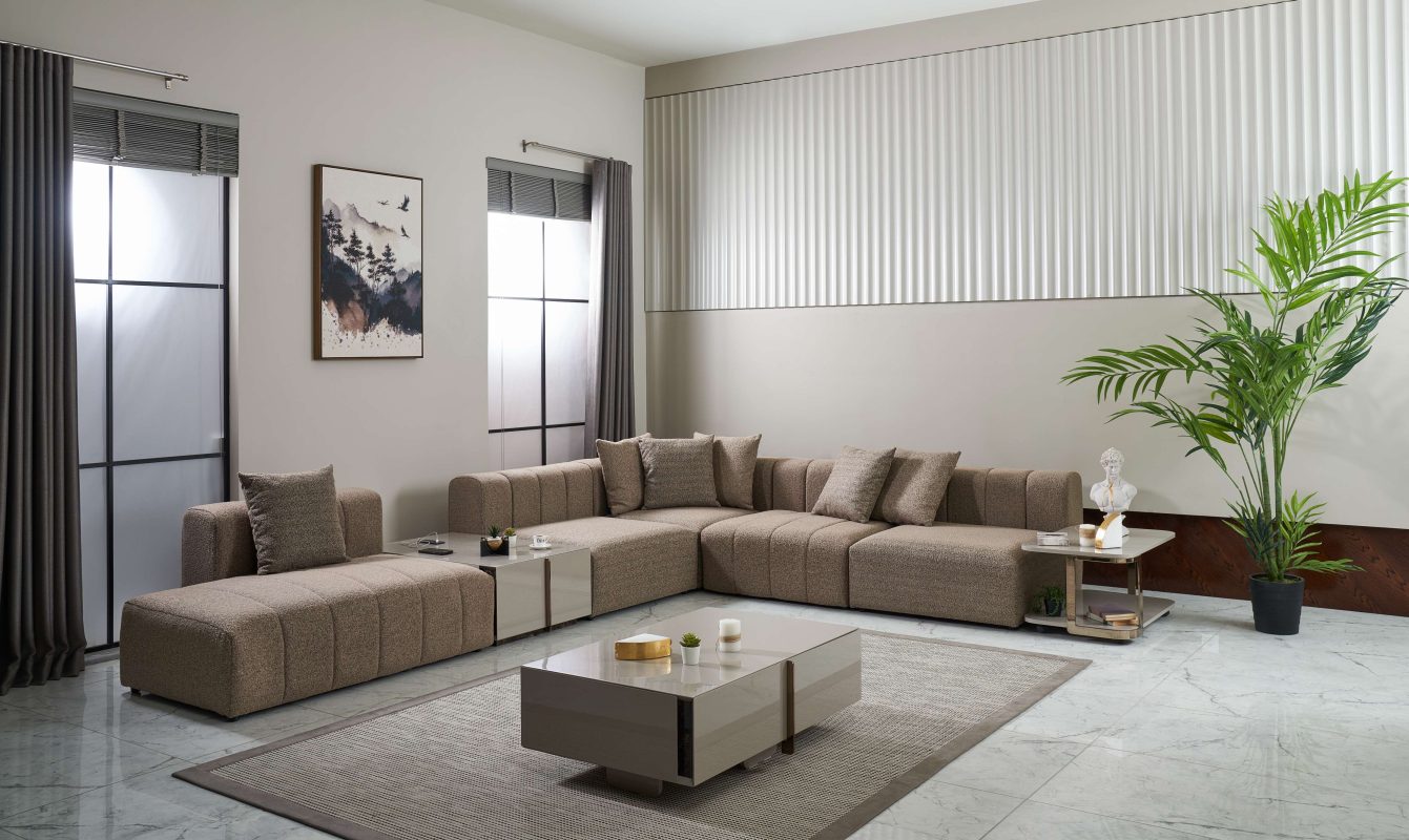 Axon L-shape 6 seater sofa