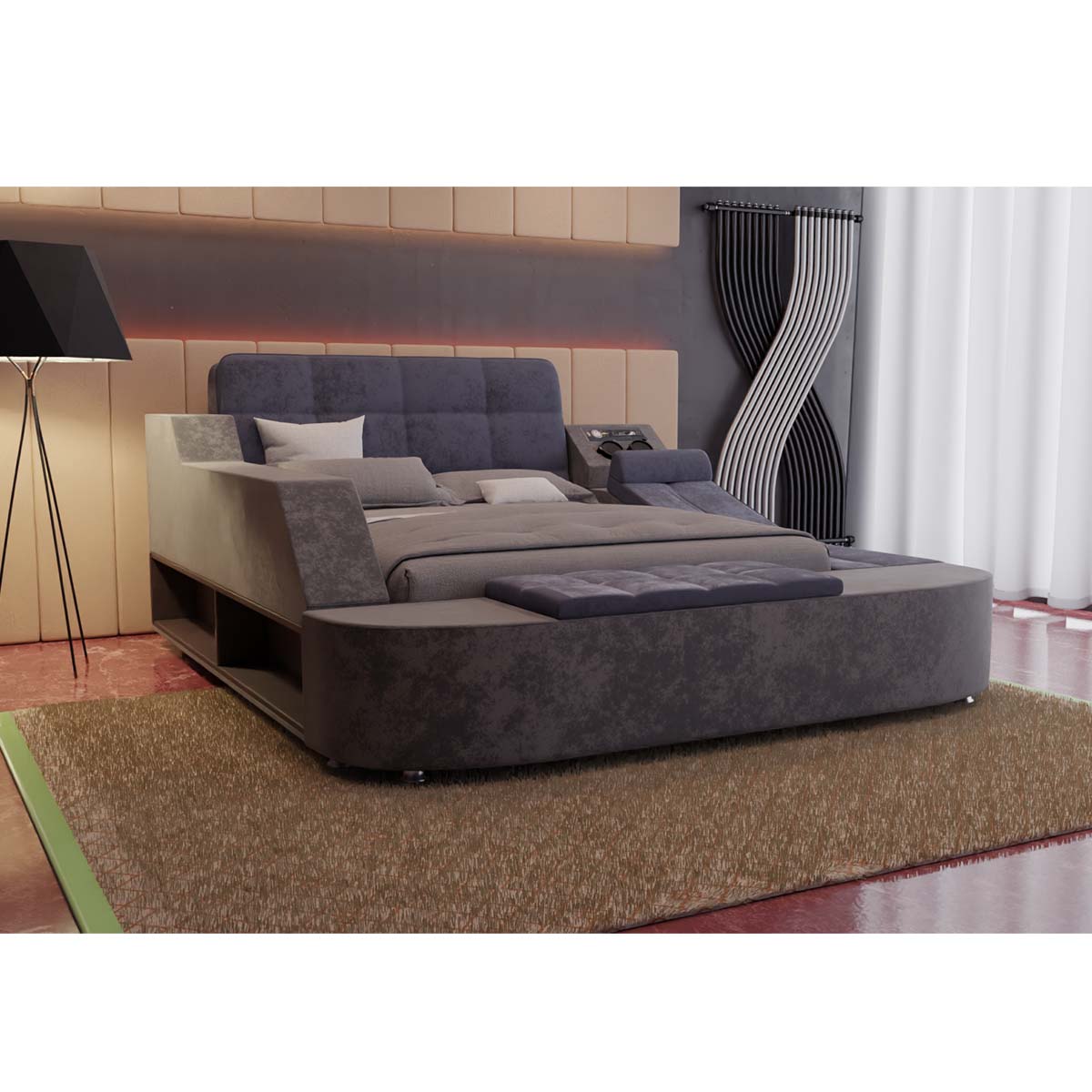 Smartx Upholstered Bed