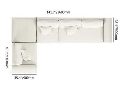 Cosmo L-shape 7 seater sofa