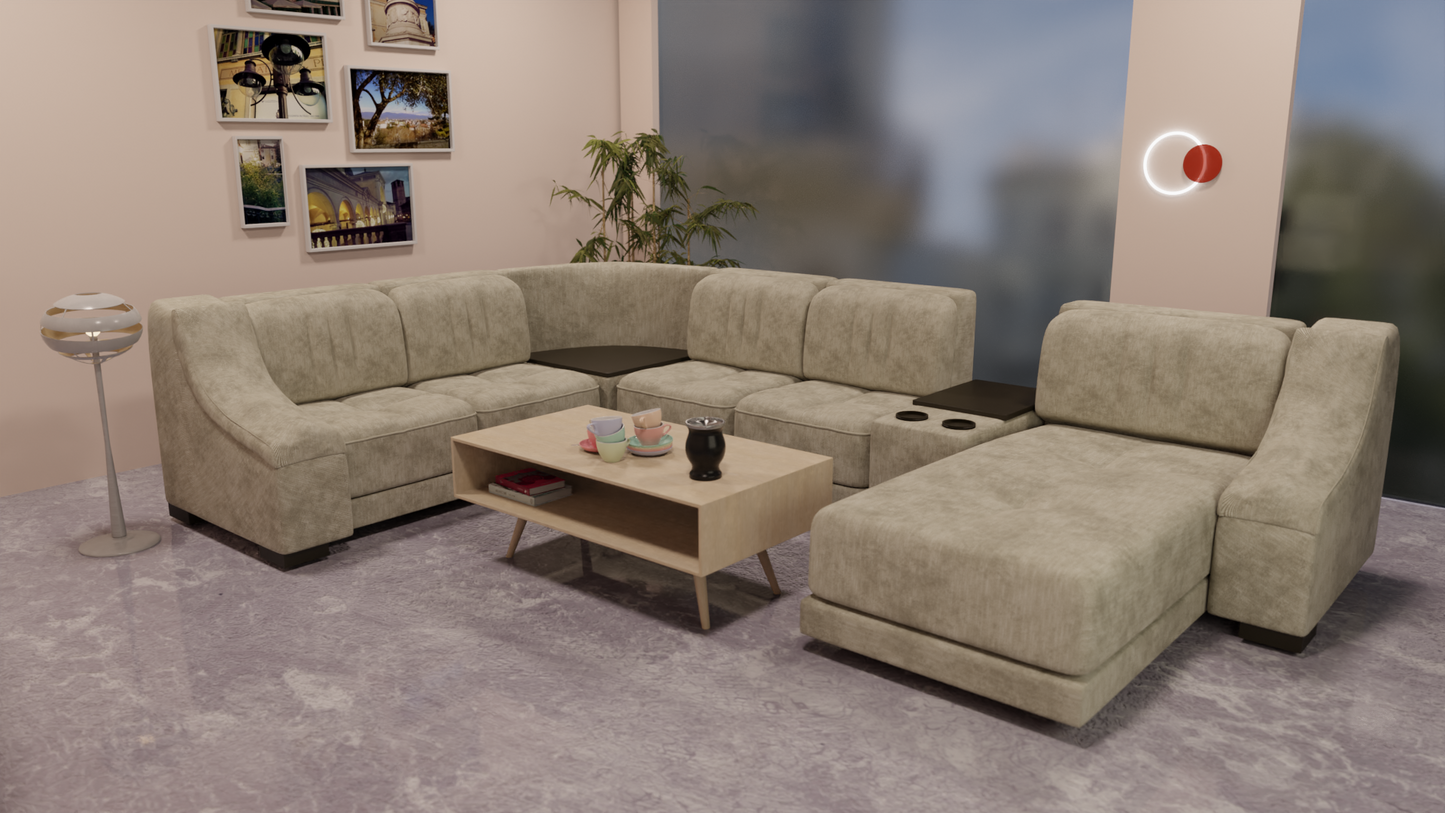 Conforto 7 seater sofa